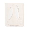 Κουβέρτα Κούνιας Microline Bunny Εκρού 110x140εκ