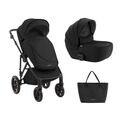 Kikka boo Stroller 2in1 with hard carrycot  Thea Black 2024
