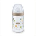NUK Nature Sense Μπιμπερό πλαστικό 260ml Temperature Control σχ γκρι