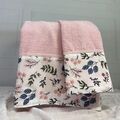 Σετ βρεφικές πετσέτες 2τμχ Flowers & Butterflies ABΟ
