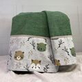 Σετ βρεφικές πετσέτες 2τμχ Forest ABΟ