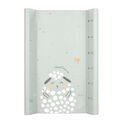 Kikka Boo Μαλακή Αλλαξιέρα Sleepy Sheep με Κάλυμμα από Πλαστικό Mint 50x70cm