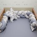 Πλεξούδα Τριπλή Βαμβακερή Design 421 20x200cm με Ειδική Εσωτερική Επένδυση Oliver Baby