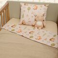 Minky ΝEW Κουβέρτα Λίκνου Διπλής Όψης 75×95 Des.428 Oliver Baby
