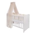 Khaki Polka Dot Crib Mosquito Net