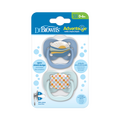 Πιπίλες σιλικόνης Dr. Brown’s™ Advantage 0-6 μπλε  2τμχ