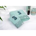 Dimcol Πετσέτα Με Κέντημα Σετ 2 τεμ bebe Dinosaur 182 30X50,70X140 Mint 100% Cotton