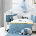Σετ προίκας 9τμχ 70*140 Elephant Blue ABO