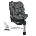 BEBE STARS ΚΑΘΙΣΜΑ ΑΥΤΟΚΙΝΗΤΟΥ AIR TOUCH I-SIZE 360° 40-150cm GREEN