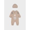 Mayoral Σετ 2 τμχ Φορμάκι με Σκουφάκι Beige 2659-095