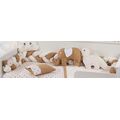 Πάντα Πλεξούδα bebe Τρίχρωμη 25 Μήκος 220 cm White-Golden Beige 65/35