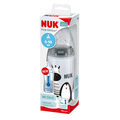 NUK Monochrome Animals First Choice Plus Σιλικονης 0-6 Μπιμπερό 300ml με Δείκτη Ελέγχου Θερμοκρασίας