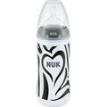 NUK Monochrome Animals First Choice Plus  Σιλικονης 0-6 Μπιμπερό 300ml με Δείκτη Ελέγχου Θερμοκρασίας