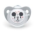 NUK Trendline Disney Mickey Πιπίλες Σιλικόνης 0-6 grey