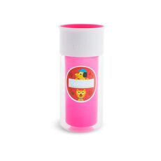 MUNCHKIN Κύπελο Miracle 360° Insulated Sticker Cup Pink 266ml