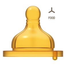 Chicco Teat Original Touch Rubber Food Flow 6+