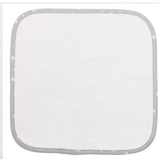 ΛΑΒΕΤΑ ΩΜΟΥ BEBE 05 30Χ30 ΛΕΥΚΟ/ΓΚΡΙ COTTON 100%