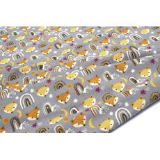 ΠΑΝΑ ΦΑΝΕΛΑ BEBE FOX 53 80X80 GREY