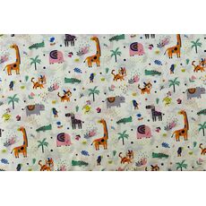 ΣΕΝΤΟΝΑΚΙ ΛΙΚΝΟΥ BEBE ZOO 556 80X110 WHITE-MULTI 100% COTTON