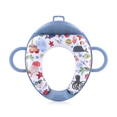 Lorelli Μαλακό κάθισμα τουαλέτας με πλάτη μπλε