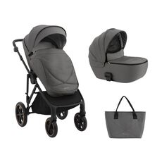 Kikka boo Stroller 2in1 with hard carrycot Thea Grey 2024