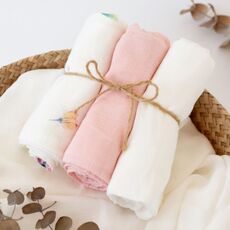 Σετ Πάνες Αγκαλιάς Forest Γκρι 80x80cm 3τμχ