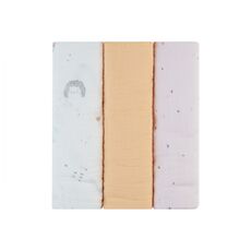 Mayoral Σετ 2 μουσελίνες μεγάλες από βαμβάκι baby blue