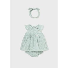 Mayoral Φόρεμα με κάλυμμα για πάνα και κορδέλα Better Cotton 1806-031