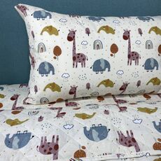 Σετ Σεντόνια Παιδικά (170X260) Zoo World