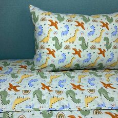 Σετ Σεντόνια Παιδικά (170X260) Dino Raindow