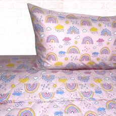 Σετ Σεντόνια Παιδικά (170X260) Rainbow Clouds