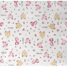 ΣΕΝΤΟΝΑΚΙ ΛΙΚΝΟΥ  bebe Elephant 172 Pink  80X110 BEIGE 100% COTTON