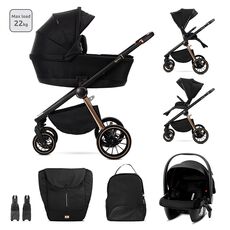 LORELLI LORA SET 3IN1 BLACK