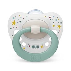 NUK Signature Silicone Pacifier 0-6 size blue