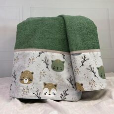 Σετ βρεφικές πετσέτες 2τμχ Forest ABΟ