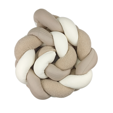 Baby Oliver beige quadruple velor braid