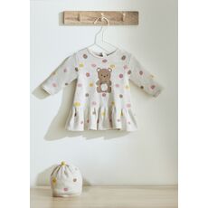 Φόρεμα Φόρεμα με σκούφο πλεκτό 2888-064