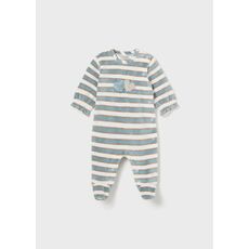 Mayoral Φορμάκι ECOFRIENDS νεογέννητο βελούδο ριγέ  2780-021