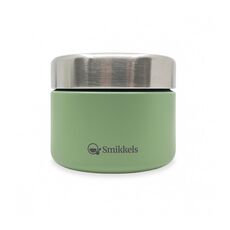 Φαγητοδοχείο από ανοξείδωτο ατσάλι 420ml Πράσινο Smikkels