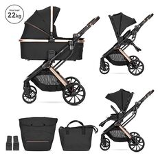 Baby stroller GLORY 3in1 Black