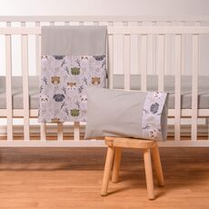 SET OF 3 PIECE SHEETS MAGIC HORSE PINK 120X170