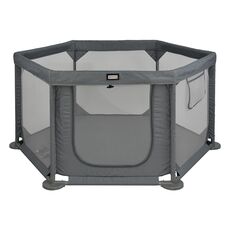 BEBE STARS ΠΑΡΚΟΚΡΕΒΑΤΟ ΠΟΛΥΓΩΝΟ COOL GREY