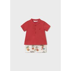 Mayoral Σετ παντελόνι κοντό και πόλο 1217-076