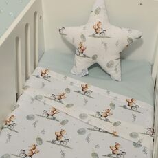 Σεντόνια Λίκνου Σετ 2τ -75×110-100% Βαμβάκι Des.423 Oliver Baby