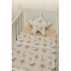 Σεντόνια Λίκνου Σετ 2τ -75×110-100% Βαμβάκι Des.424 Oliver Baby