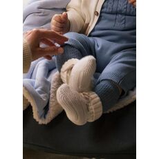 Mayoral Καλτσοπάπουτσα πλεκτά Νεογέννητο Εκρού