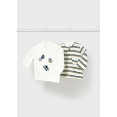 Mayoral Σετ 2 μπλούζες βαμβάκι 2056-010