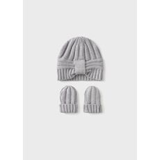 Mayoral Σετ σκούφος και γάντια γκρι 9930-064