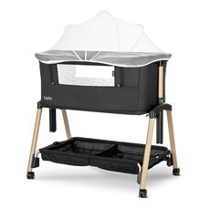 Lorelli Λίκνο LAYLA 2in1 με πτυσσομενο πλευρικο τοιχωμα Black