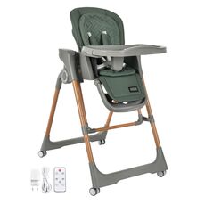 Bebe Stars ΚΑΡΕΚΛΑΚΙ ΦΑΓΗΤΟΥ-KOYNIA SERENNA ΗΛΕΚΤΡΙΚΟ 2 IN 1 FOREST GREEN ΚΩΔ 871-176